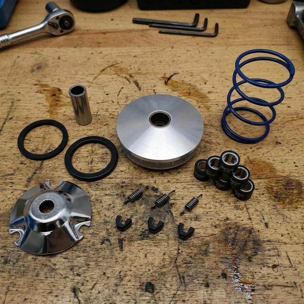 Wat doet een variateur nou op een scooter?